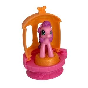 G3 My Little Pony McDonald’s 2007 Skywishes Pink Pony with Orange Gazebo Stand